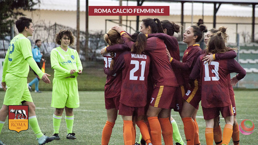 Roma calcio femminile sempre prima a punteggio pieno ...