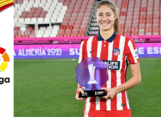 Laia Alexandri mvp della Supercoppa Spagnola Laia Alexandri, mvp Supercoppa Spagnola, Atlético Madrid