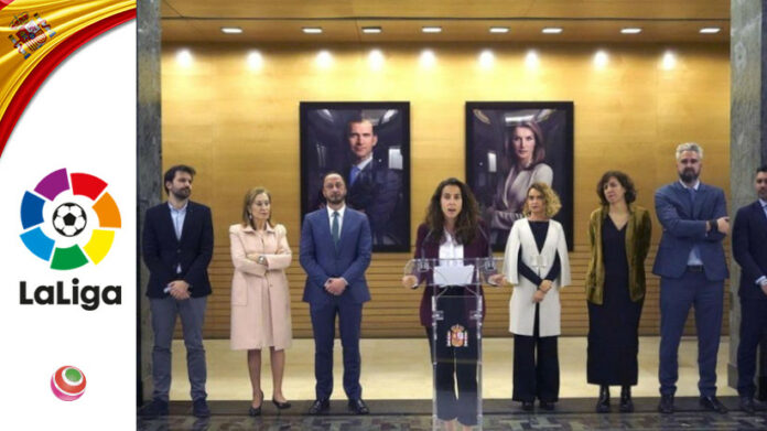 PrimeraDivision-Femenina-2021-Primera_Iberdrola-Congreso_Diputados Calciatrici, sindacati e club di calcio femminile al Congreso de los Diputados