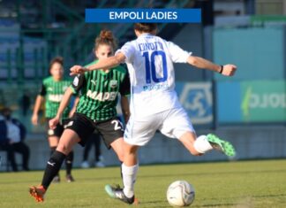 Empoli Femminile, parola all’allenatore Spugna: “Gara difficile, il Sassuolo è una realtà consolidata. Dobbiamo continuare a migliorare e divertirci”