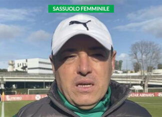 Gianpiero Piovani, Sassuolo: “Brave per il secondo tempo, la reazione c’è stata. Dietro coperta corta”