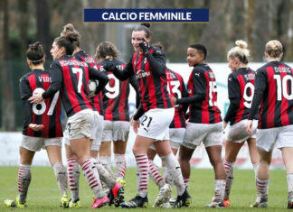 Il Milan vince 6-1 a Bari e aggancia la Juve in vetta, primo successo della Florentia nel derby toscano