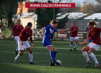 Roma calcio femminile raggiunta sul pareggio nel finale