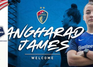La nazionale del Galles Angharad James al North Carolina Courage