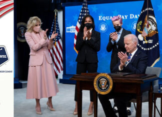 Megan Rapinoe e Margaret “Midge” Purce alla Casa Bianca: Equal Pay Day