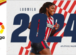 Ludmila fino al 2024 all’Atlético Madrid Ludmila all'Atlético Madrid fino al 2024