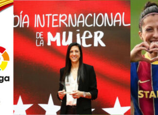 Jenni Hermoso, simbolo dell’uguaglianza nel calcio femminile Jenni Hermoso, Barcellona, 8 marzo 2021
