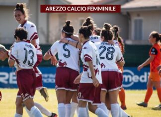 Poker amaranto nel derby contro la Pistoiese