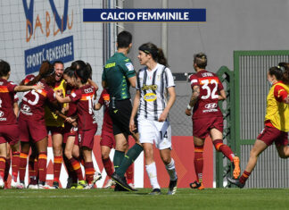 La Roma si aggiudica 2-1 la prima semifinale d’andata con la Juve, domani in campo Inter e Milan