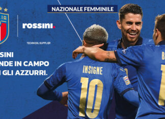 Annunciata la partnership con FIGC per il biennio 2021/2022: Rossini per la prima volta con gli Azzurri
