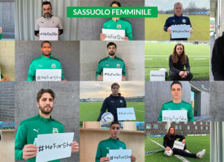 8 Marzo 2021 – il Sassuolo per #HeForShe