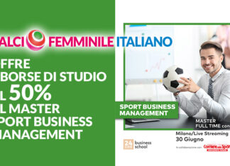 Calcio Femminile Italiano offre due borse di studio a copertura del 50% del costo di partecipazione al Master Sport Business Management di 24 Ore Business School
