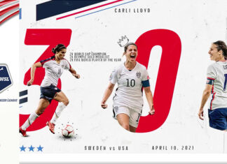 #CARLI300: 300 presenze con la nazionale degli Stati Uniti per Carly Lloyd