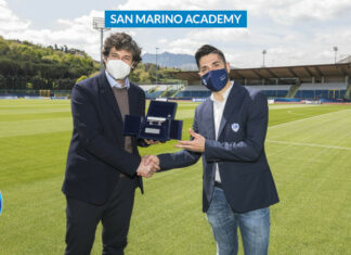 Demetrio Albertini al San Marino Stadium: consegna della Panchina d’argento a mister Conte
