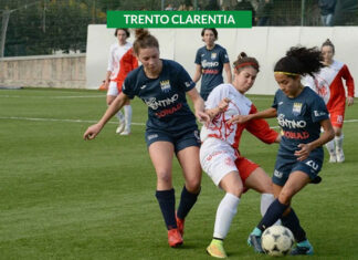 Trento Calcio Femminile: derby combattuto, incerto fino alla fine, deciso da un solo gol di differenza