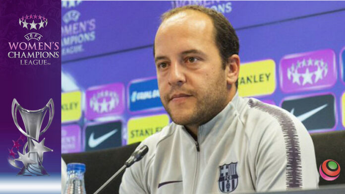 uefa-womens-championship-league-Lluis_Cortes-PSG-Barcelona Lluis Cortes PSG-Barcellona