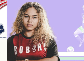 La promessa emergente inglese Ebony Salmon firma con il Racing Louisville FC