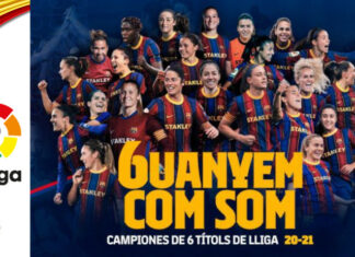 Il Barça vince il 6° titolo di Campione di Spagna Barcellona, 6 titoli