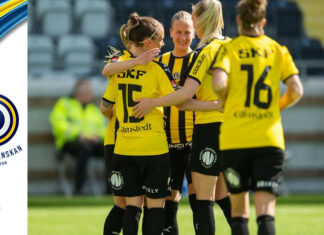 L’Häcken sconfigge l’Eskilstuna e aggancia il Rosengård in cima alla classifica