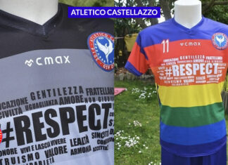 La nuova maglia dell’Atletico Castellazzo con il ct FSSI Igor Trocchia