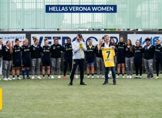 Hellas Verona Women e VetroCar CSS Verona in campo assieme tra sorrisi e pallone