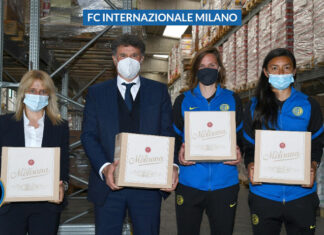 Inter e Milan con la molisana: donati 5mila chili di pasta al banco alimentare della Lombardia