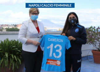 Mariah Cameron ricevuta dalla Console Generale USA a Napoli