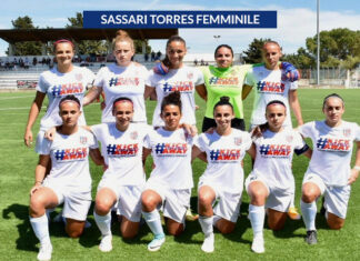 La Sassari Torres batte l’Arezzo 3-1 e si prende la vetta