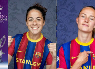 Il Barça contro la finale della Women’s Champions League senza pubblico Marta Torrejon e Caroline Graham Hansen, Instagram, Barcellona
