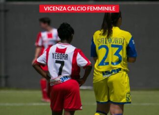 Un Vicenza in 10 non regge la straripante del Chievo: 6 a 2 per le gialloblù