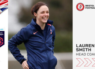 Lauren Smith di nuovo al Bristol City FC: questa volta come allenatrice