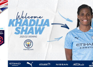 La capocannoniera della Giamaica Khadija “Bunny” Shaw firma con il Manchester City