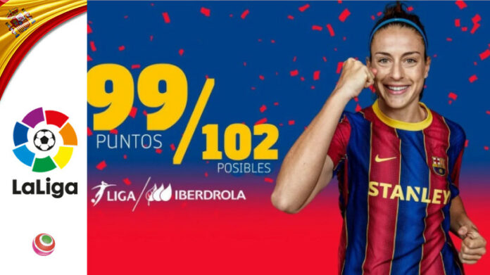 PrimeraDivision-Femenina-2021-Barcellona-record_punti Barcellona, record punti