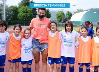 Cristiana Girelli ospite a sorpresa all’Open Day del Brescia Calcio Femminile