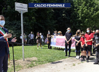 Al Parco Sempione di Milano intitolata una via alle calciatrici del 1933