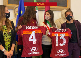 Femminile: prima squadra e primavera ricevute dalla sindaca in Campidoglio