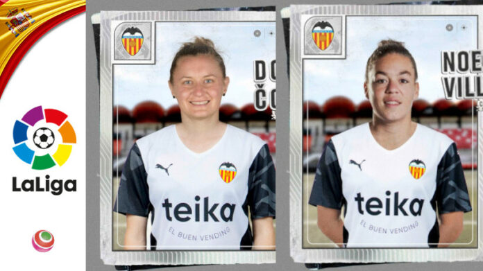 PrimeraDivision-Femenina-2021-Valencia-Dominika_Conc-Noelia_Villegas Dominika Conc e Noelia Villegas, Valencia CF Femminile