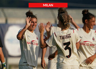 Due pareggi per le rossonere con Samp e Servette