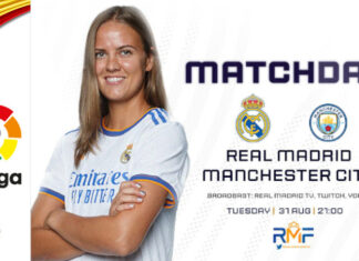 Il Real Madrid in Champions contro Vicky Losada Real Madrid-Manchester City Women's Champions League