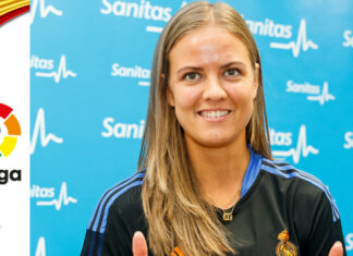Caroline Moller è la nuova attaccante del Real Madrid Caroline Moller Real Madrid
