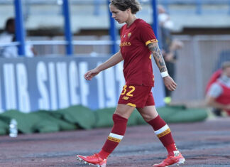 Roma, Elena Linari: “Felicissima per i tre punti, ma molto dispiaciuta per l’espulsione”