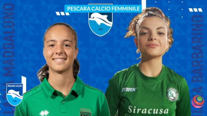 pescara-calcio-ilaria-maddaluno-chiara-barbarino pescara-calcio-ilaria-maddaluno-chiara-barbarino