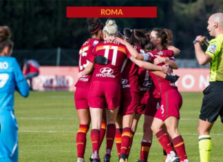 Roma femminile, vittoria per 2-0 contro la Fiorentina: doppietta di Glionna