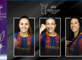 Finaliste Calciatrice dell’Anno UEFA: Hermoso, Martens, Putellas