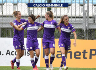 Goleada della Fiorentina contro la Lazio, sospesa e rinviata per maltempo Sampdoria-Pomigliano