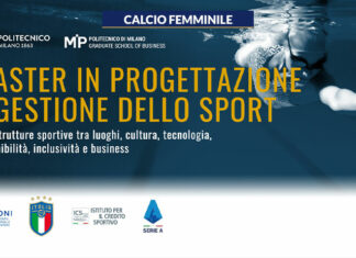 Al via a novembre il Master in Progettazione e Gestione dello Sport