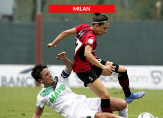 Primo ko per le rossonere: al Vismara è 2-0 Sassuolo