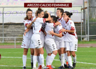 Arezzo-Pistoiese: quattro gol e le Orsette vanno a tappeto