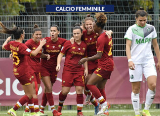 La Roma batte 2-0 il Sassuolo e frena la corsa delle emiliane, vince il Milan, Juve sola in vetta