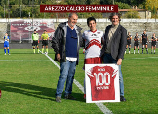 Acf Arezzo-Spezia 2-0: Razzolini per il vantaggio, Vicchiarello sigla il raddoppio